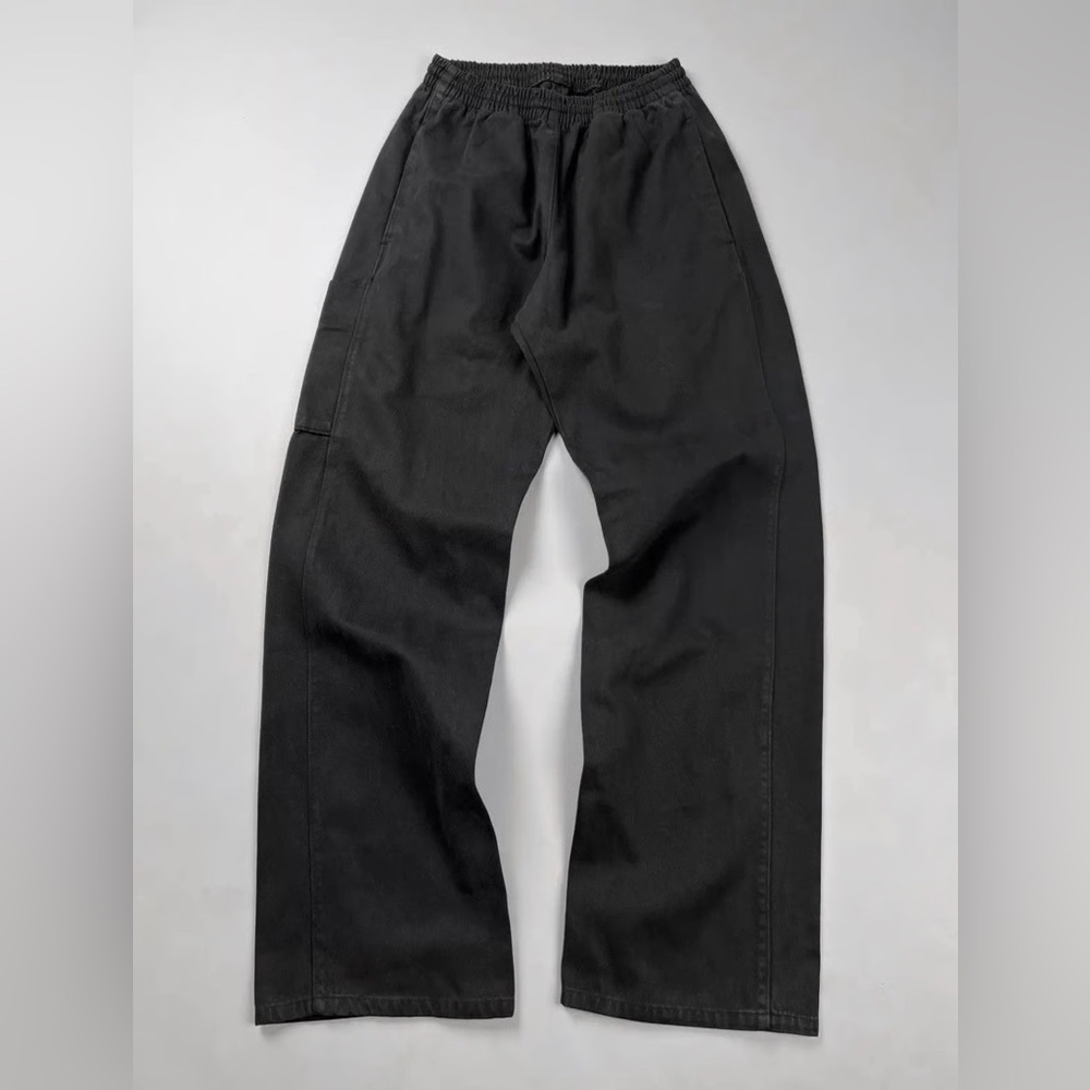 YEEZY X GAP SATEEN UNRELEASED CARGO PANT BLACK